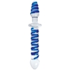 Adam & Eve Twisted Love Glass Dildo