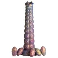 Creature Cocks Deep Invader Tentacle Ovipositor Dildo with Eggs