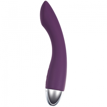 Svakom Amy Purple Curved G-Spot Vibrator With Intelligent Mode