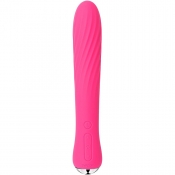 Svakom Anya Pink 7.7" Powerful Ribbed & Warming Whisper Quiet Vibrator 