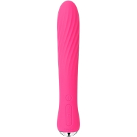 Svakom Anya Pink 7.7" Powerful Ribbed & Warming Whisper Quiet Vibrator 