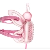 Play With Me Pink Strap-On Petite Butterfly Vibrator
