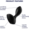 Satisfyer Backdoor Lover Black Anal Vibrator 