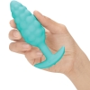 B-Vibe Zoe Ligon Collection Blue Bump Texture Vibrating Anal Plug