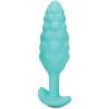 B-Vibe Zoe Ligon Collection Blue Bump Texture Vibrating Anal Plug