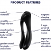 Satisfyer Candy Cane Black Vibrating Stimulator 