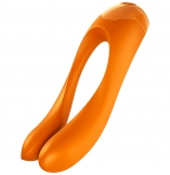 Satisfyer Candy Cane Orange Vibrating Stimulator