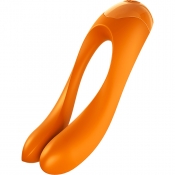 Satisfyer Candy Cane Orange Vibrating Stimulator