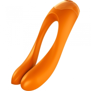 Satisfyer Candy Cane Orange Vibrating Stimulator