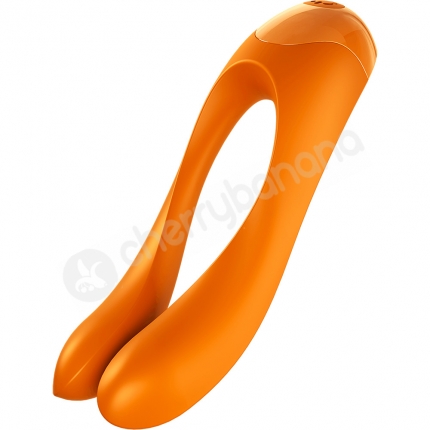 Satisfyer Candy Cane Orange Vibrating Stimulator