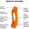 Satisfyer Candy Cane Orange Vibrating Stimulator