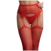 Red Le Desir Rhinestone Pantyhose