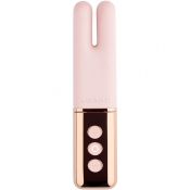 Le Wand Deux Rose Gold Chrome 15 Function Vibrating Stimulator