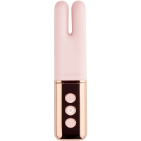 Le Wand Deux Rose Gold Chrome 15 Function Vibrating Stimulator