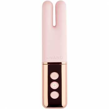 Le Wand Deux Rose Gold Chrome 15 Function Vibrating Stimulator