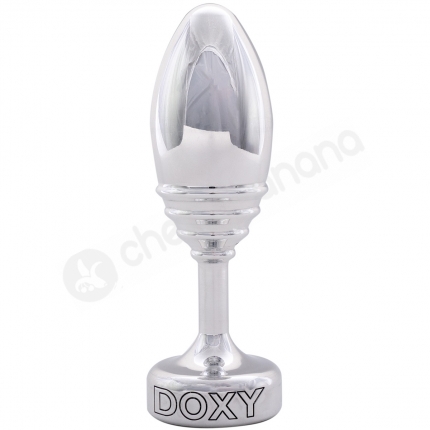 Doxy Ribbed Aluminium Butt Plug