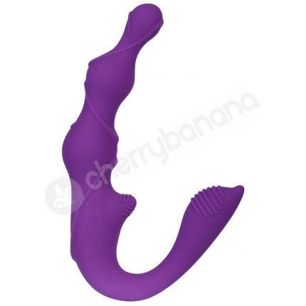 Come Together Purple Strapless Strap-On Vibrator Come Together Purple Strapless Strap-On Vibrator