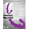 Come Together Purple Strapless Strap-On Vibrator