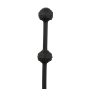 Easytoys Black Small Ribbed Anal Beads