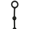Easytoys Black Small Ribbed Anal Beads