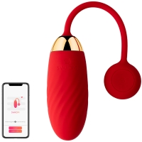 Svakom Ella Red App Controlled Vibrating Bullet Egg