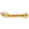 Crystal Pleasures Glass Honey Treat Angled Bulb Double Dildo