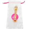 Crystal Pleasures Glass Honey Treat Angled Bulb Double Dildo