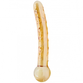 Crystal Pleasures Glass Honey Treat Double Fantasy Dildo