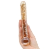 Crystal Pleasures Glass Honey Treat Double Fantasy Dildo