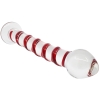 Crystal Pleasures Glass Swirled Candy Dildo