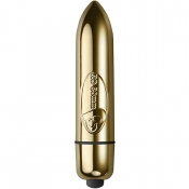 Rocks Off RO-80 Single Speed Champagne Gold Bullet Vibrator