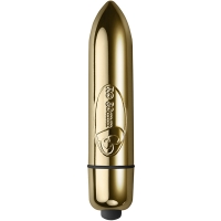 Rocks Off RO-80 Single Speed Champagne Gold Bullet Vibrator