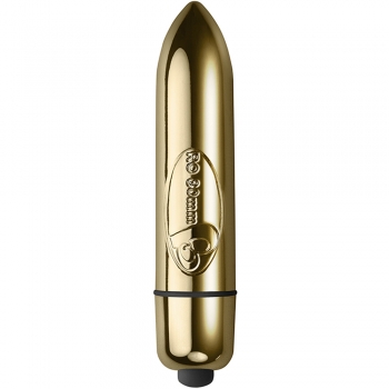 Rocks Off RO-80 Single Speed Champagne Gold Bullet Vibrator