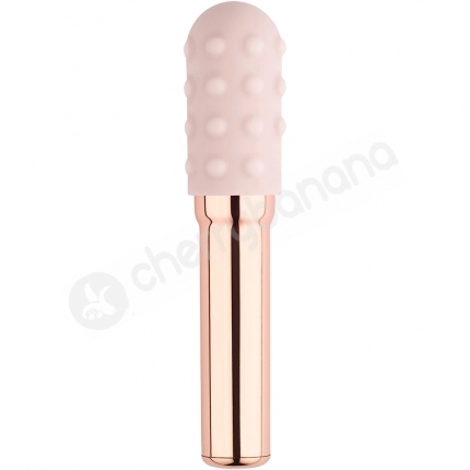 Le Wand Grand Rose Gold Chrome 15 Speed Bullet Vibrator Le Wand Grand Rose Gold Chrome 15 Speed Bullet Vibrator