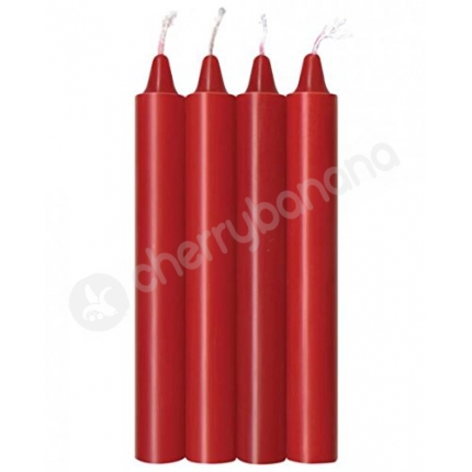 Make Me Melt Red Drip Candles 4 Pack