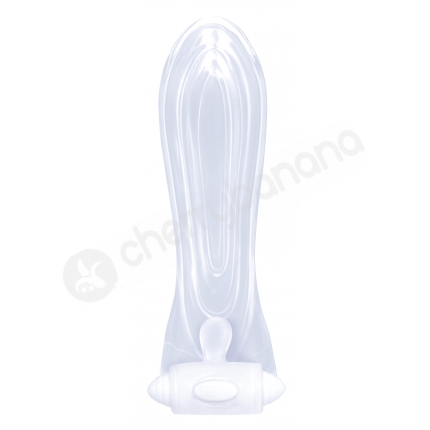 Sextenders Vibrating Contoured Penis Sleeve Sextenders Vibrating Contoured Penis Sleeve