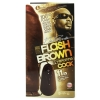 Flash Brown Vibrating Cock