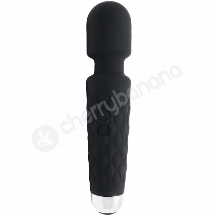 Cherry Banana Black 7 Speed Mini Massage Wand Cherry Banana Black 7 Speed Mini Massage Wand
