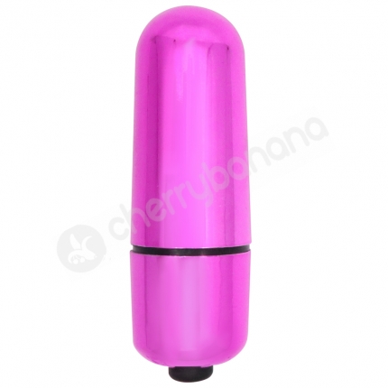 Cherry Banana Classics Metallic Pink Bullet Vibrator Cherry Banana Classics Metallic Pink Bullet Vibrator