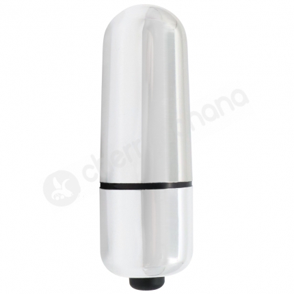 Cherry Banana Classics Metallic Silver Bullet Vibrator Cherry Banana Classics Metallic Silver Bullet Vibrator
