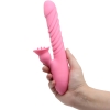 Cherry Banana Pink Seduction Thrusting Rabbit Vibrator