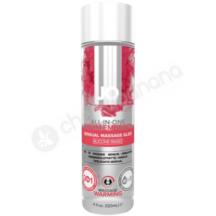 JO All-In-One Warm Embrace Massage Glide 120ml