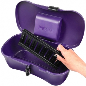 Joyboxx Purple/Black Hygienic Sex Toy Storage Box