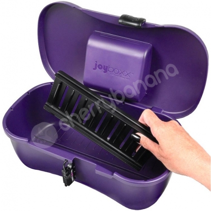 Joyboxx Purple/Black Hygienic Sex Toy Storage Box