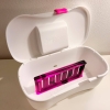 Joyboxx White/Pink Hygienic Sex Toy Storage Box