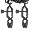 Cherry Banana Black Adjustable Nipple Clamps With Chain