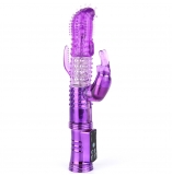 Cherry Banana Triple Lover 16 Function Purple Rabbit Vibrator