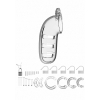 Mancage Model 06 Clear Male Chastity Cage