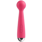 Mini Emma Red Powerful Silicone Small Wand Vibrator