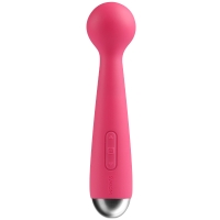 Mini Emma Red Powerful Silicone Small Wand Vibrator